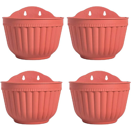 BESTA Pots de Fleurs à Suspendre au Mur Vertical pour Jardin, Salon, fenêtre, intérieur ou extérieur, pour Cuisine, Herbes aromatiques, Balcon, Balustrade, étagère, clôture, Treillis décoratif Moderne