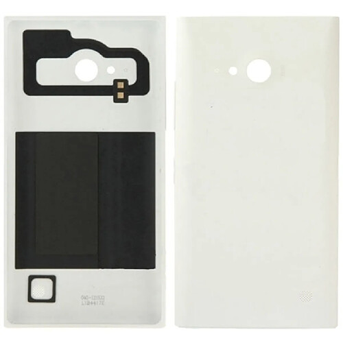 Wewoo Coque arrière blanc pour Nokia Lumia 730 pièce détachée remplacement de la couverture arrière de la batterie