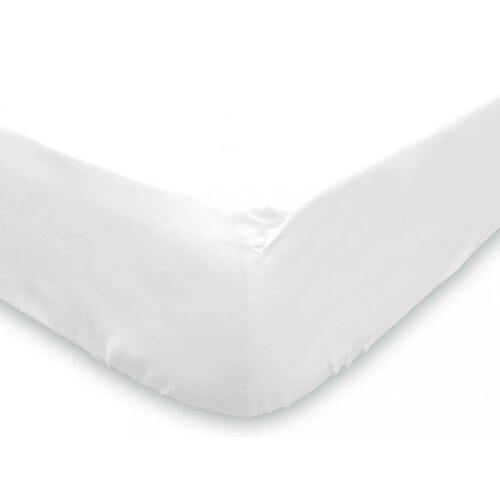 Soleil D'Ocre Protège matelas 70x190 cm en coton MOLLETON, pour lit à têtes et pieds relevables forme drap housse