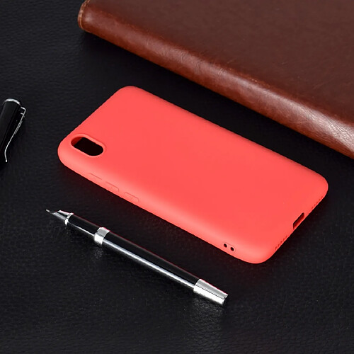 Wewoo Coque Souple Pour Xiaomi Redmi 7A bonbons TPU Couleur Rouge