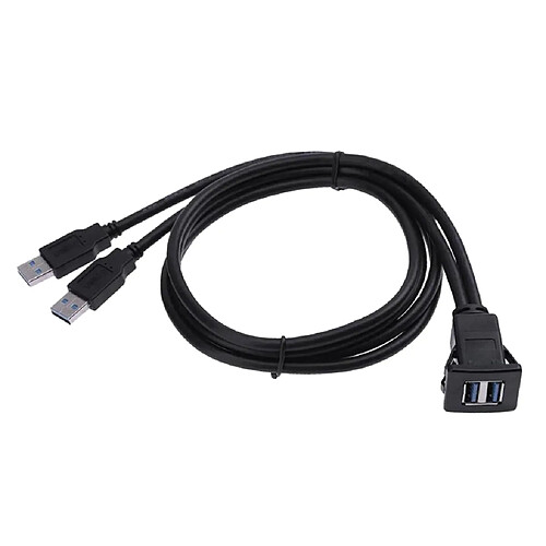 Câble De Montage De Panneau De Tiret Affleurant Extension 3.0 Usb Pour Voiture