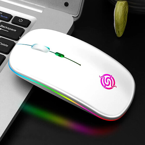 Yonis Souris RGB Sans Fil Bluetooth Haute Précision