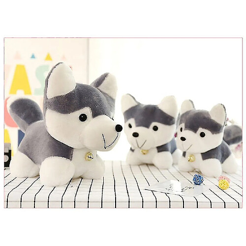 Universal Sibérien Husky Super mignon en peluche de simulation de simulation de chien modèle de jouet