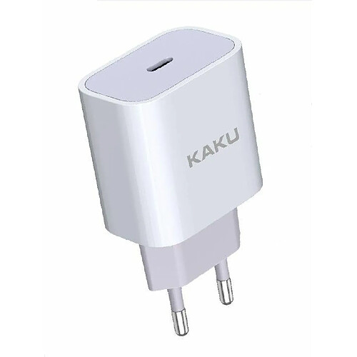 iKaku KSC-500 HELI 20W QC3.0 PD Type-C chargeur rapide blanc