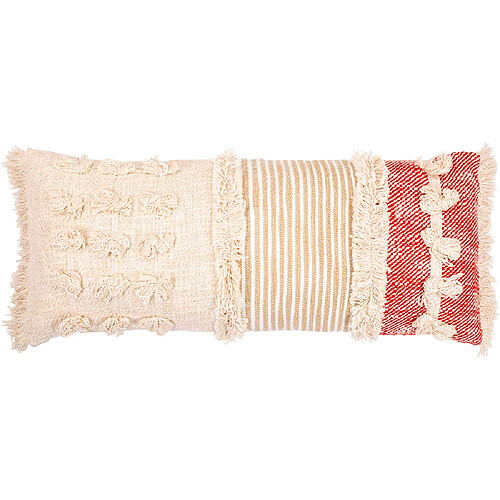 ICONIK INTERIOR Coussin de style boho Bali - Housse et Rembourrage inclus - Dorothy Multicolore