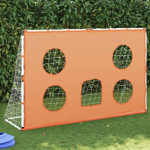 vidaXL But de football pour enfants avec tapis de ciblage et ballon