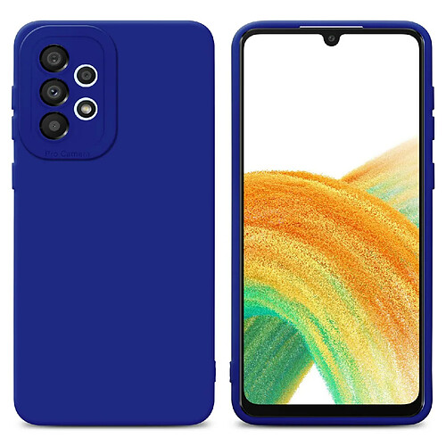 Cadorabo Coque Samsung Galaxy A33 5G Etui en Bleu