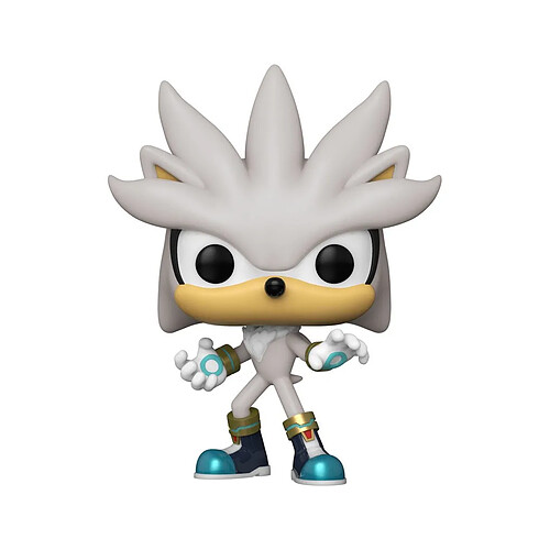 Funko Sonic The Hedgehog - Figurine POP! Sonic 30th Silver the Hedgehog 9 cm