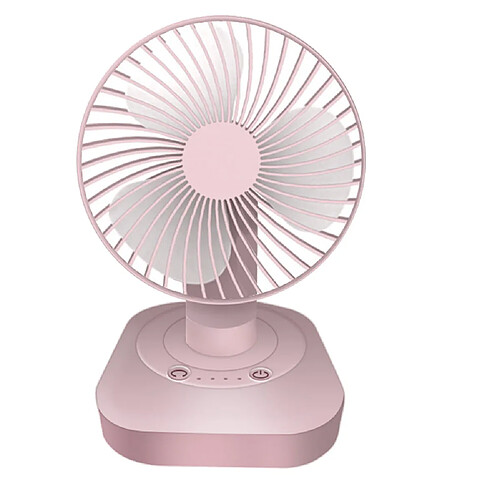 Ventilateur De Bureau, Ventilateur De Bureau Alimenté Par USB, Petit Mais Puissant Flux D'Air Puissant, Silencieux, Réglage 120, Rose Personnel Portable