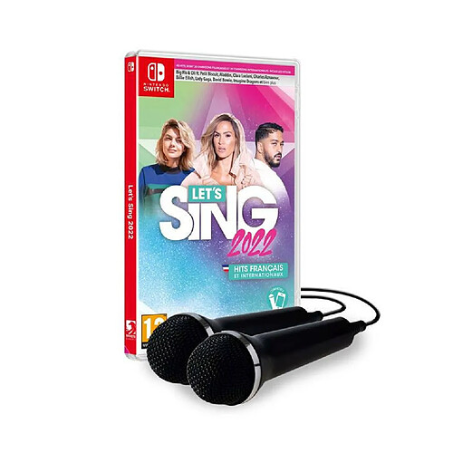 Ravenscourt Let's Sing 2022 avec 2 Microphones Nintendo Switch