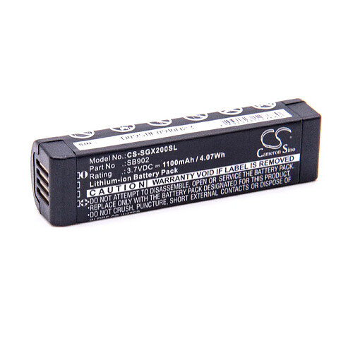 vhbw Li-Ion batterie 1100mAh (3.7V) pour émetteur de poche Shure GLX-D Digital Wireless Systems, GLXD1, GLXD2