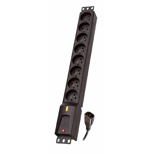 Lestar LX 810 G-A, surge protector, 1.5m, black