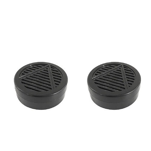 2x Rond Humidificateur de Tabac Cigare 55 X 21 mm -Noir