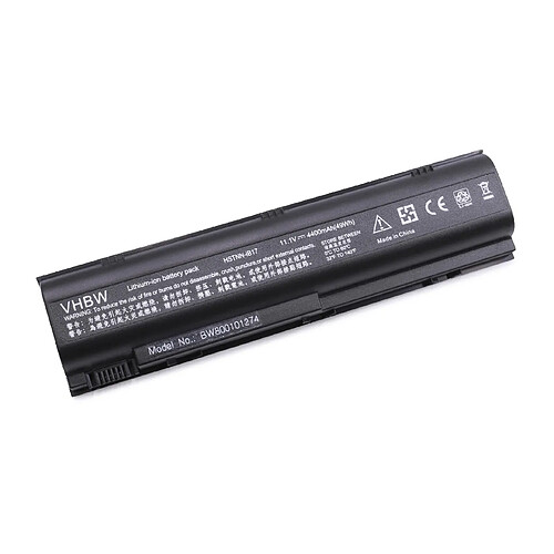 vhbw Batterie compatible avec HP Compaq Business Notebook NX4800, NX7100, NX7200 ordinateur portable (4400mAh, 10,8V, Li-ion)