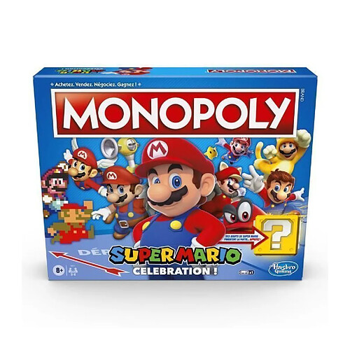 Monopoly Super Mario Celebration - Jeu de societe - Jeu de plateau - Version francaise