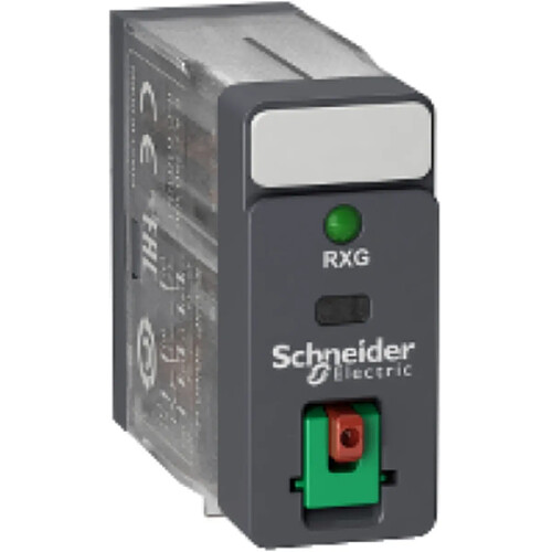 relais miniature - zelio relay rxg - 5a - 2of - 24v ac - schneider electric rxg22b7