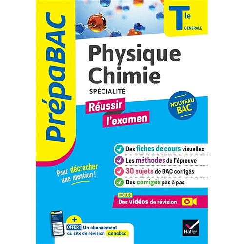 Physique chimie spécialité, terminale générale : nouveau bac · Occasion