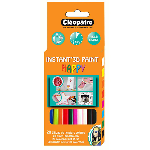 Bâton de peinture pour pistolet 20 pièces - Cléopâtre