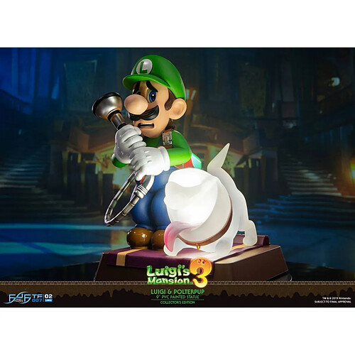 First 4 Figure Luigi's Mansion 3 - Statuette Luigi & Polterpup Collector's Edition 23 cm