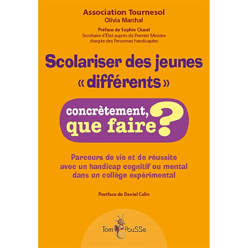 Scolariser des jeunes différents : parcours de vie et de réussite avec un handicap cognitif ou mental dans un collège expérimental · Occasion