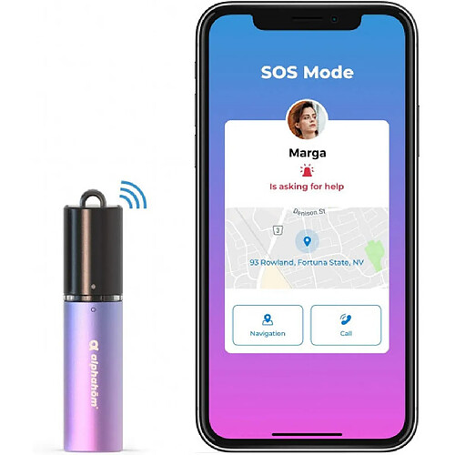 Dispositif SOS Alphahom Care Go, votre alarme personnelle