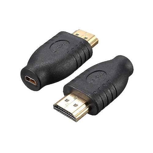 Universal 2 PCS HDMI mâle de type A à micro HDMI Type D Femme Convertisseur d'adaptateur