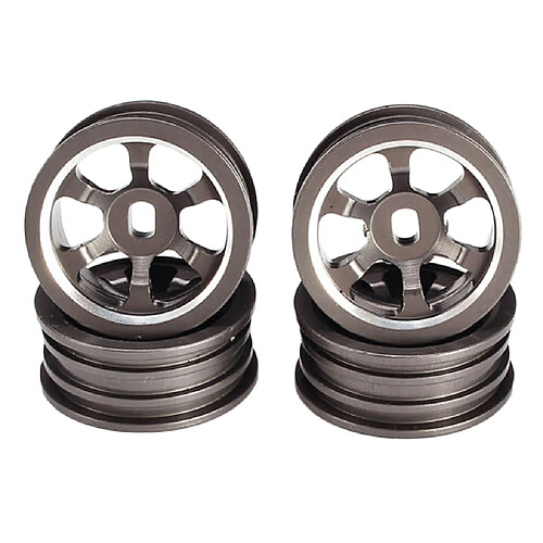 20mm Métal Mise à Niveau Roue Jante Ensemble Pour WLtoys 1:28 Tous Les Modèles Voiture Gris