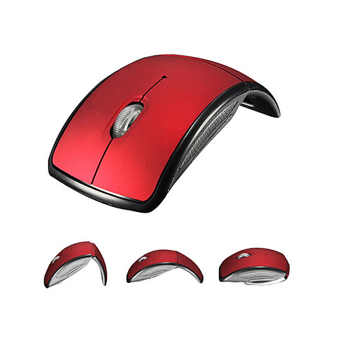 Souris sans fil 2,4 GHz, souris d'ordinateur pliable, souris optique pliable, récepteur USB pour ordinateur portable, ordinateur de bureau