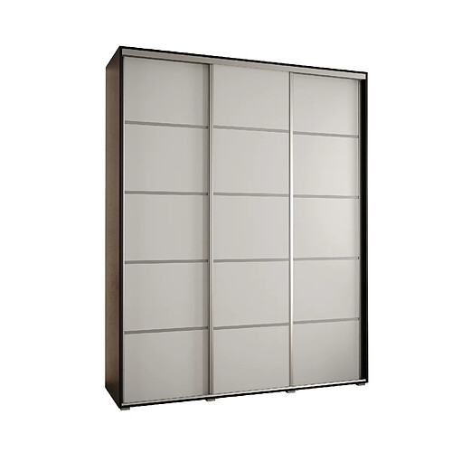 Abiks Meble Armoire DAVOS 4 À Portes Coulissantes 235,2/190/60 3 Portes