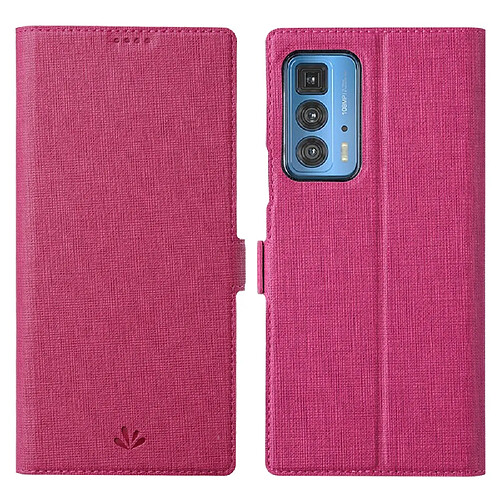 Vili Etui en PU + TPU avec support rose pour Motorola Edge 20 Pro