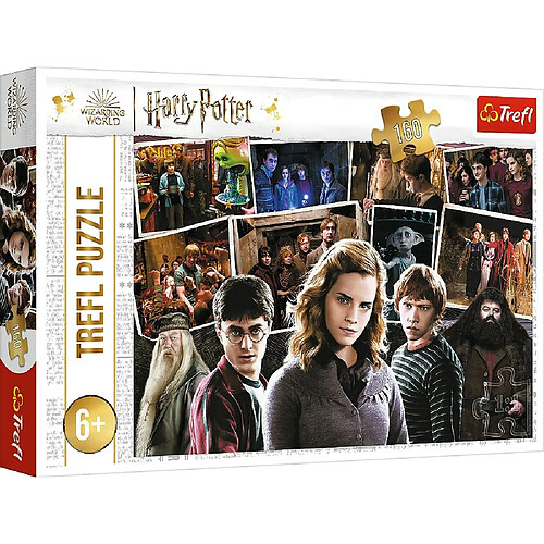 Trefl Amis 160 éléments-Puzzles avec Les Films Harry Potter, Collage, Divertissement Créatif, Amusement pour Les Enfants à Partir de 6 Ans, 15418, Taille Unique