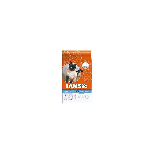 Iams Chien IAMS Croquettes au poisson et au poulet - Toutes races - 3kg - Pour chat adulte