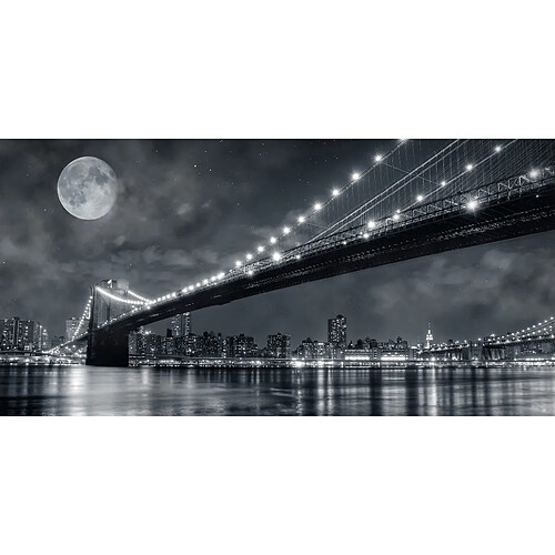 EPIKASA Impression sur Toile Manhattan, Multicouleur, Coton, 120x4x60 cm