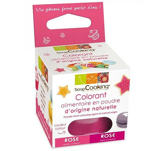 Scrapcooking Colorant alimentaire Rose foncé