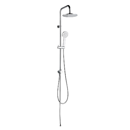 K20 Colonne de Douche sans Robinet K2O Chillout Valley 96,5 cm Design Rond en Acier Inoxydable avec Pommeau de Douche et Douchette à Main