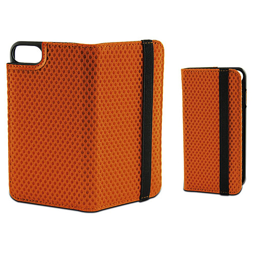 Housse Folio pour Mobile avec Élastique Iphone 7 Plus KSIX Sport Naranja