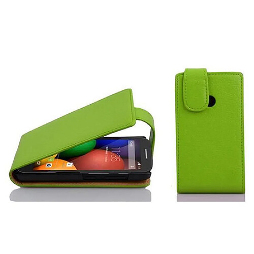 Cadorabo Coque Motorola MOTO E Etui en Vert