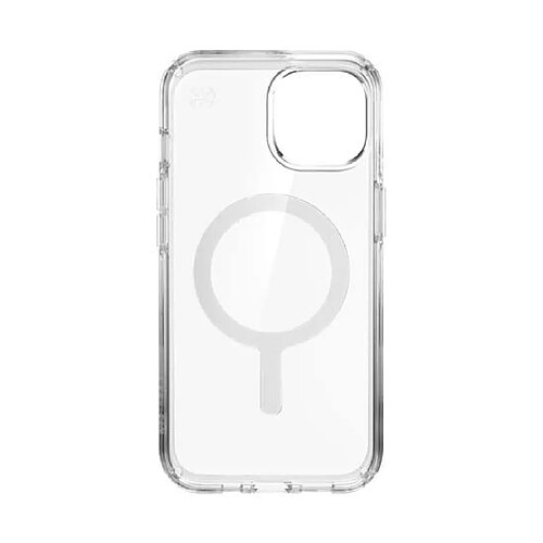 Speck Coque pour iPhone 14 MagSafe Presidio Perfect Clear Geo Antichoc Transparent