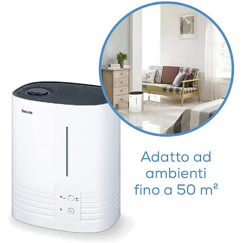 Humidificateur Beurer LB 55 avec technologie d'évaporation d'eau chaude Classe A+ Blanc