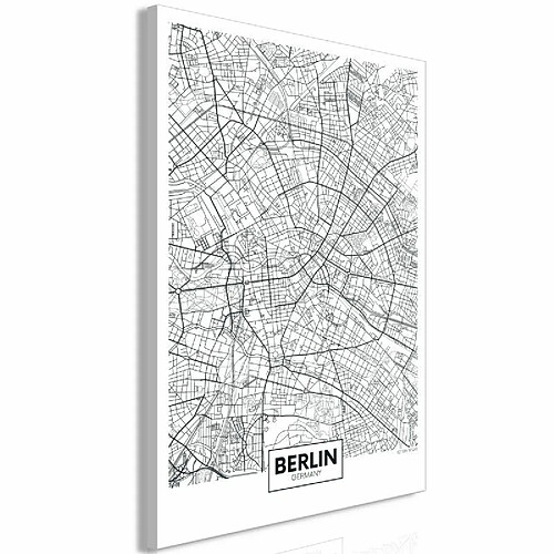 Paris Prix Tableau Imprimé Map of Berlin 40 x 60 cm