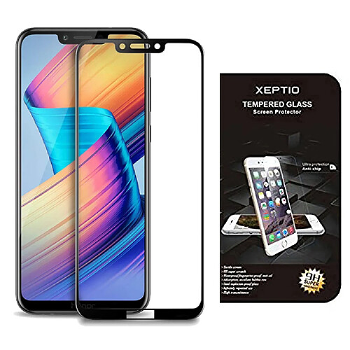 Xeptio Huawei Honor PLAY verre trempé protection écran 3D full noir