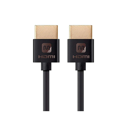 Monoprice High Speed HDMI Cable | 4K@60Hz | HDR | 18Gbps | 36AWG | YUV 4:4:4 | Ultra Slim Series