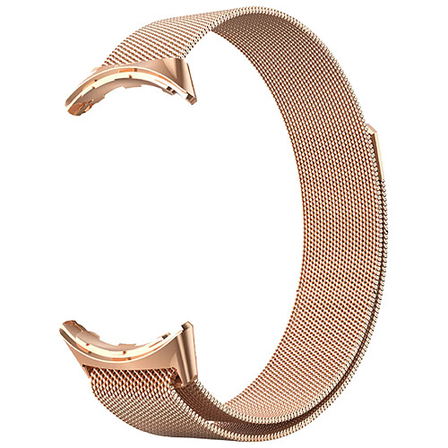 Avizar Bracelet pour Google Pixel Watch Acier Inoxydable Milanais Magnétique Rose Gold