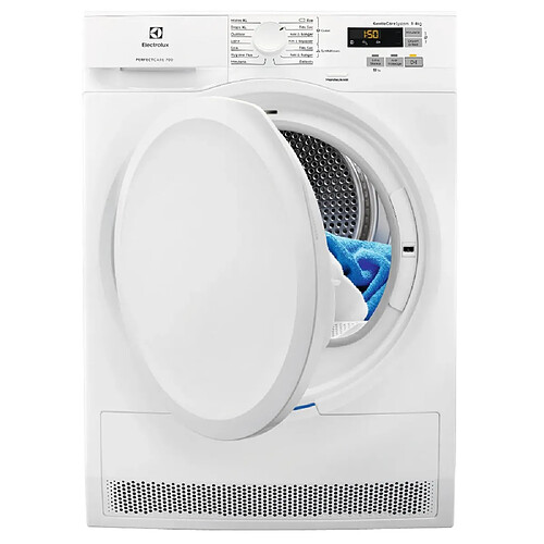 Sèche-linge pompe à chaleur avec condenseur 60cm 8kg, blanc - EW7H5829SB - ELECTROLUX