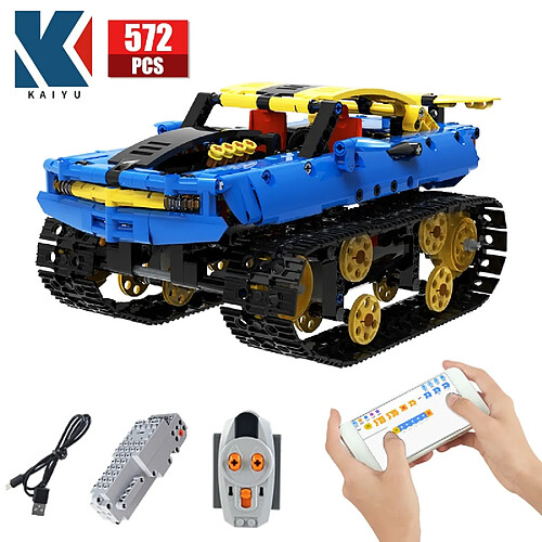 Universal City Cross Country RC Racing Electric Building Block Creator High-tech Applications Remote Command Canister Military Brick Kids Toys | Blocks