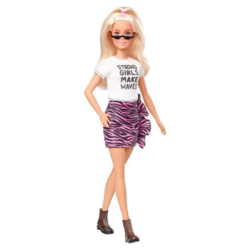 BARBIE Fashionistas Jupe Rose Zebree