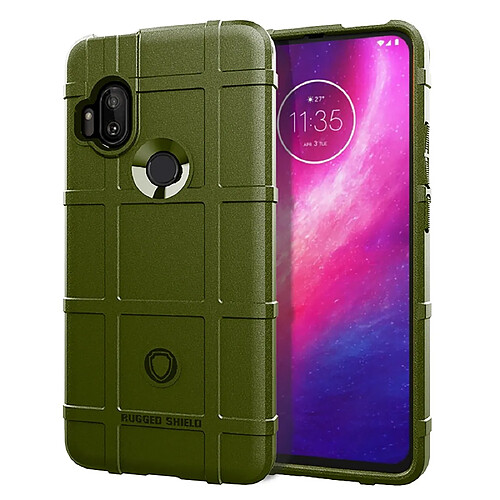 Wewoo Coque Pour Motorola One Hyper Full Coverage Shockproof TPU Case Army Green