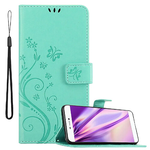 Cadorabo Coque Huawei P8 Etui en Turquoise