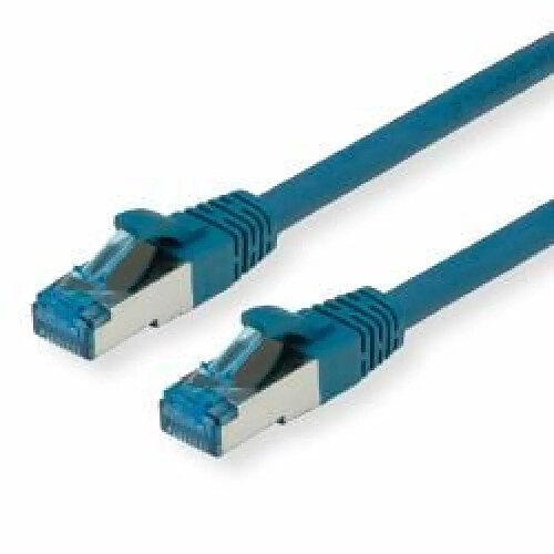 Value 1m S/FTP Cat.6a câble de réseau Cat6a S/FTP (S-STP) Bleu (VALUE S/FTP Patch Cord Cat6a. Blue. 1m)