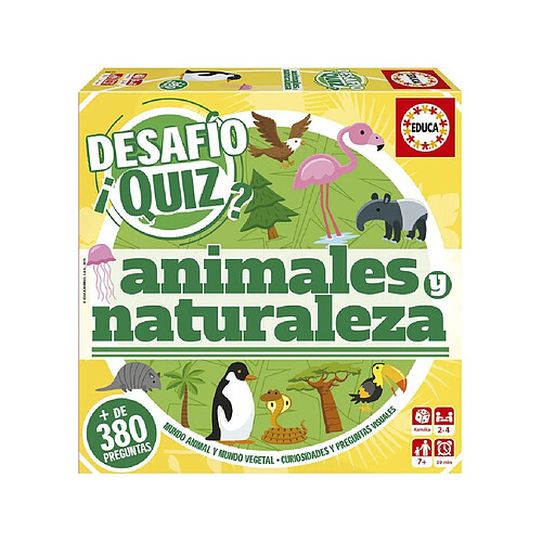 EDUCA BORRAS - Jeu de plateau Défis Animaux et Nature